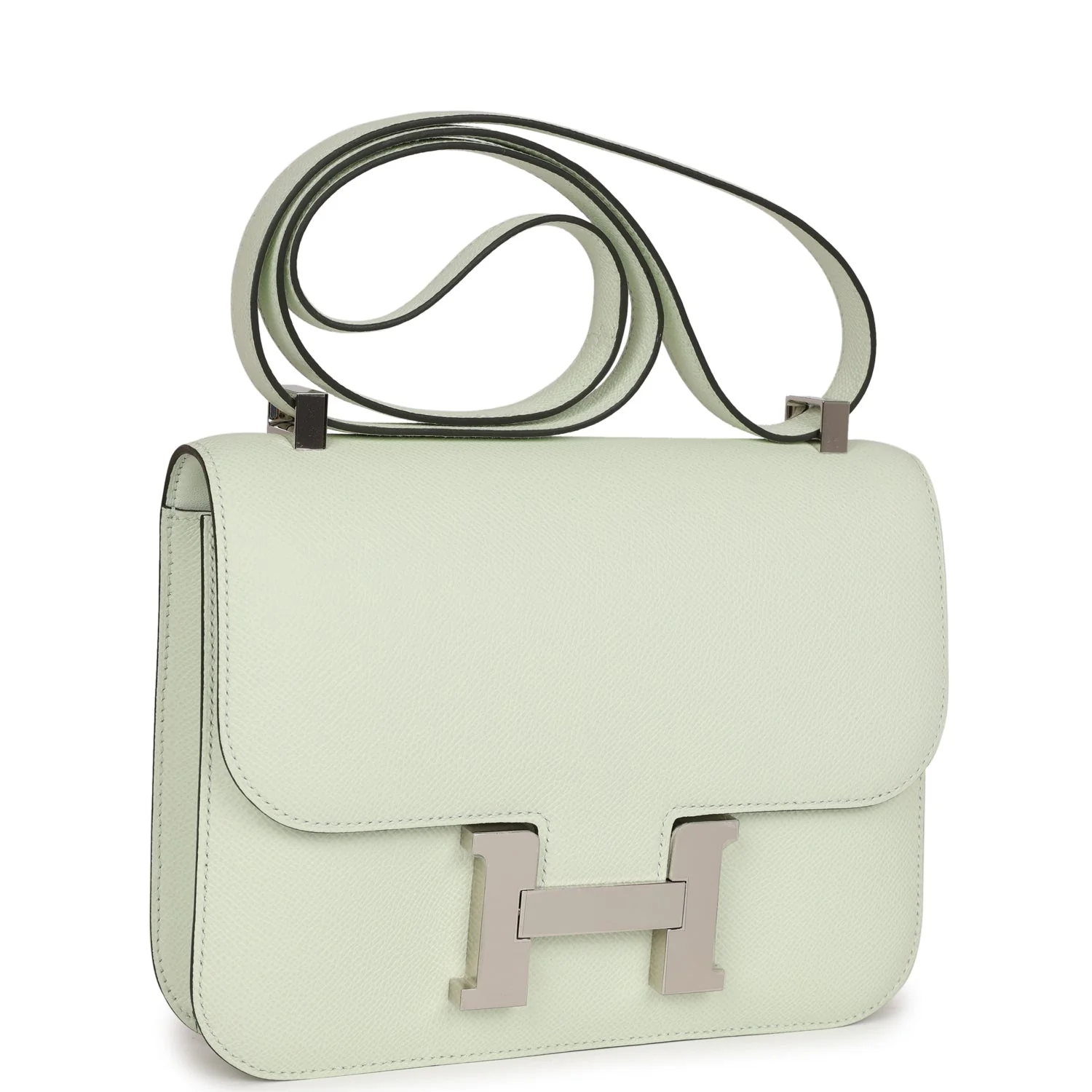 Hermes Constance 1-24 Vert Fizz Epsom Palladium Hardware