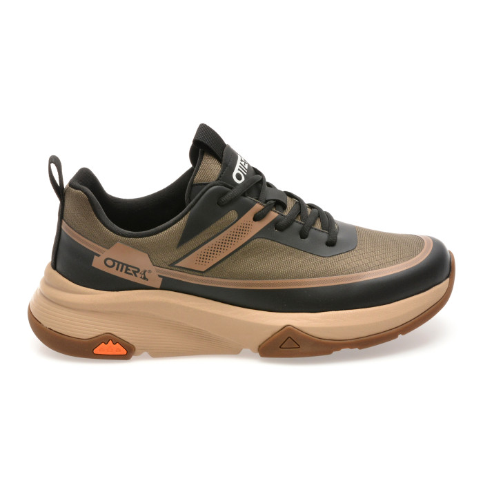 Pantofi sport OTTER kaki, 93516, din material textil