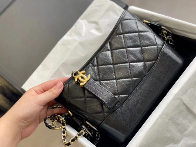 Chanel Gabrielle Small Hobo Bag A91810 Black