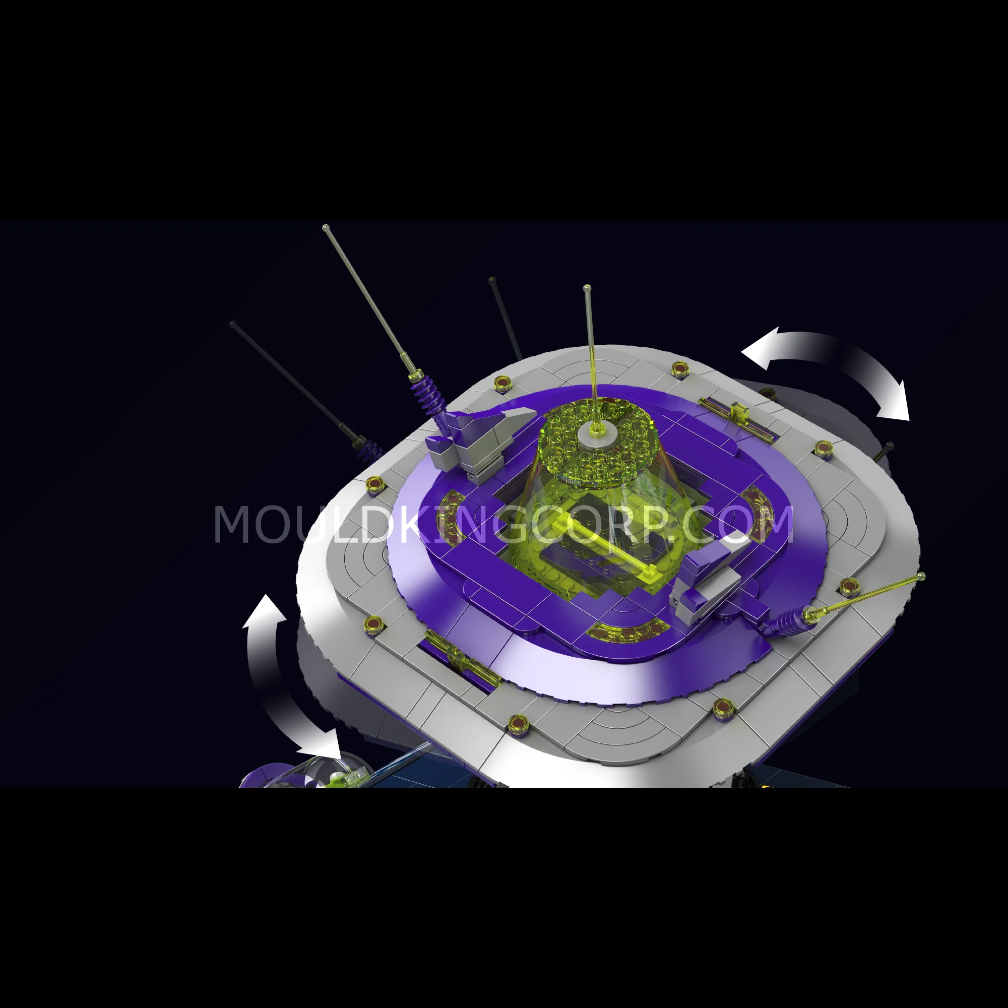 Mould King 11024 Alien UFO Launch Pad  BuildingSet | 2,053 Pcs