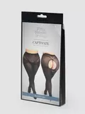 Fifty Shades of Grey Captivate Plus Size Black Spanking Tights