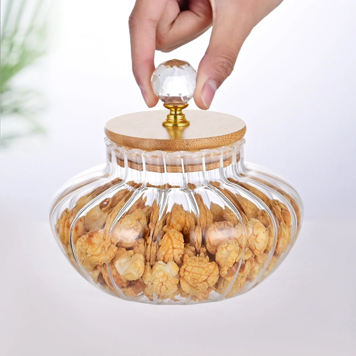 Striped apple jar