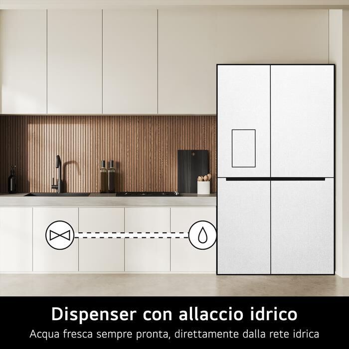LG - Frigorifero side by side GSLC40PYPE Classe E 638lt-Inox