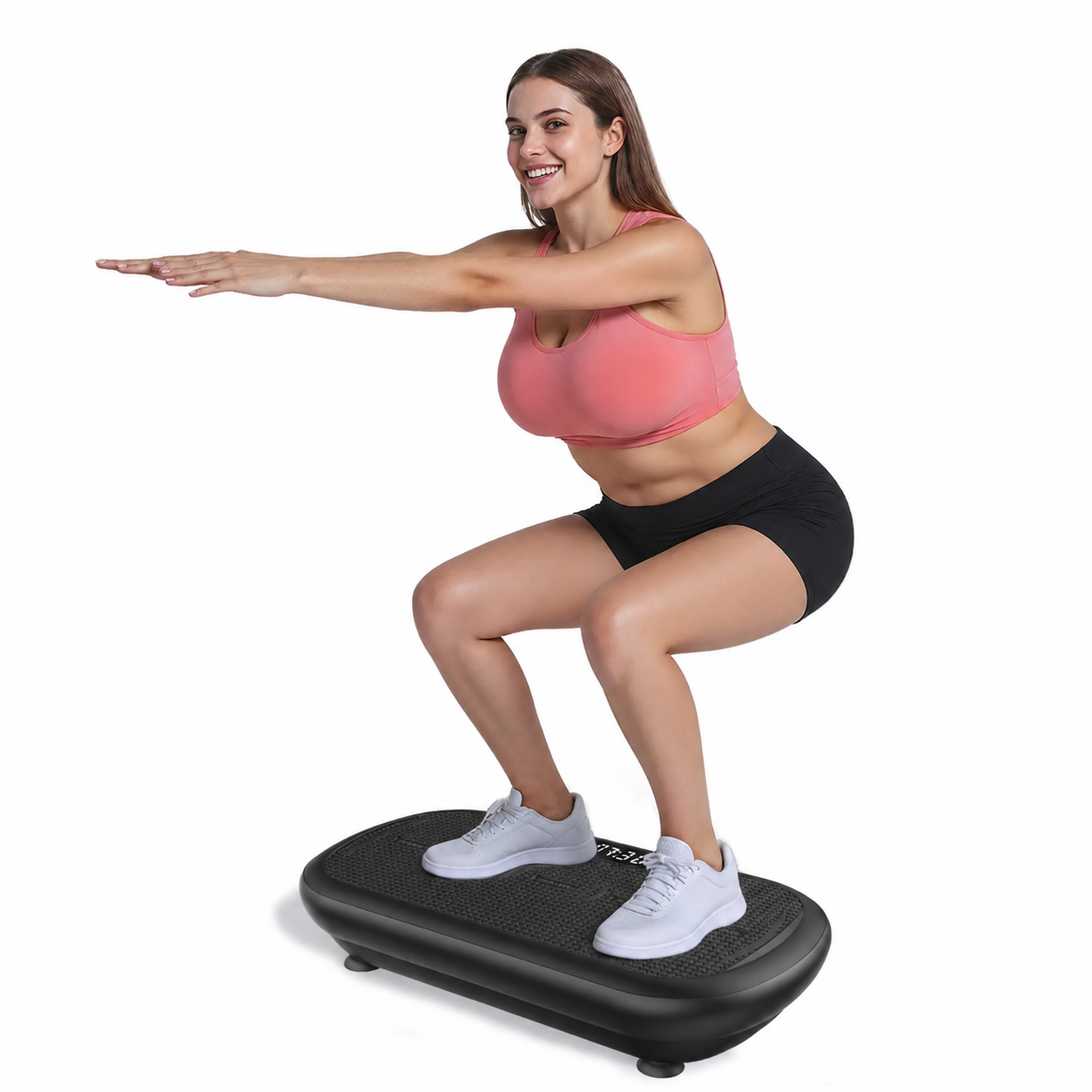 🔥Summer Sale🔥High-Power Vibration Plate Exercise Machine – 440lb Capacity, Remote Control & 4 Workout Modes