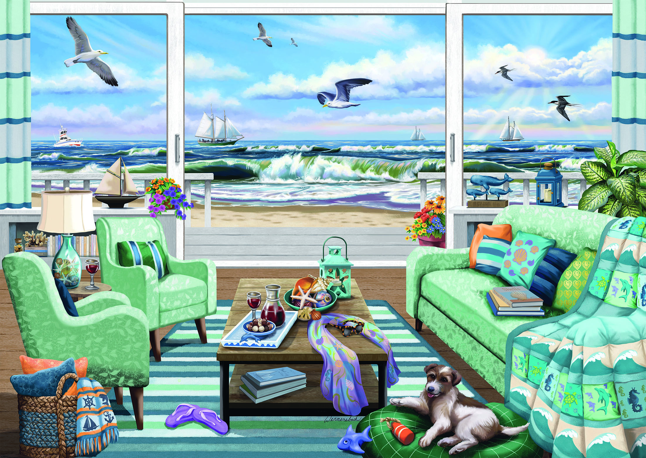 Beachfront Getaway1000 Piece Puzzle