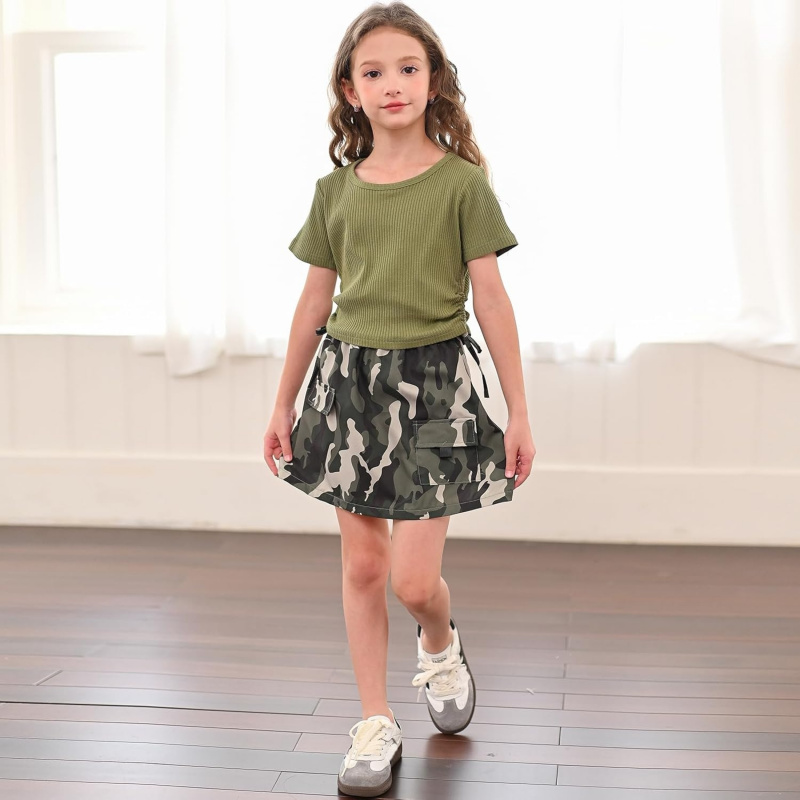 Girls' 2-Piece Skirt Set