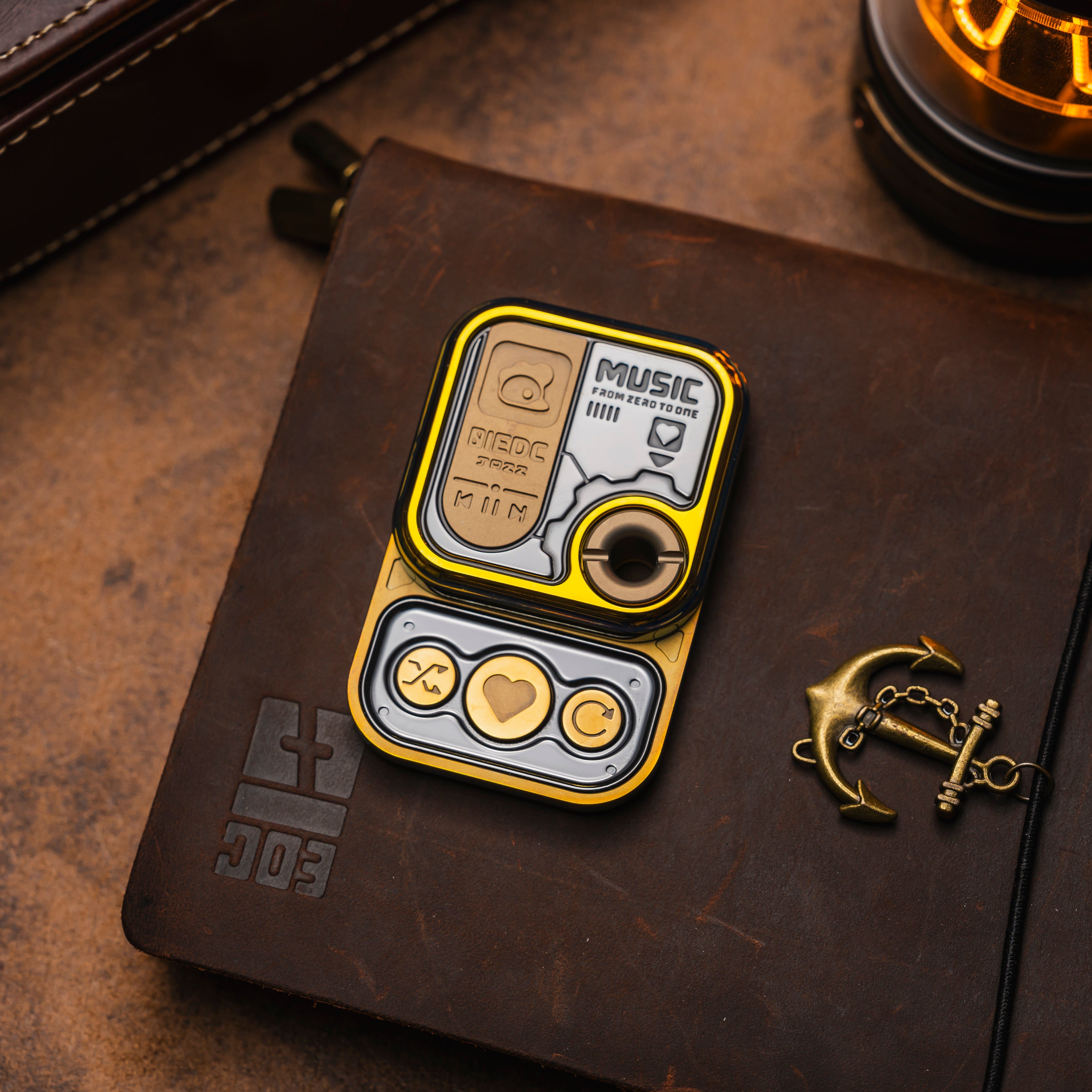 01 EDC CD Player Cube Fidget Slider