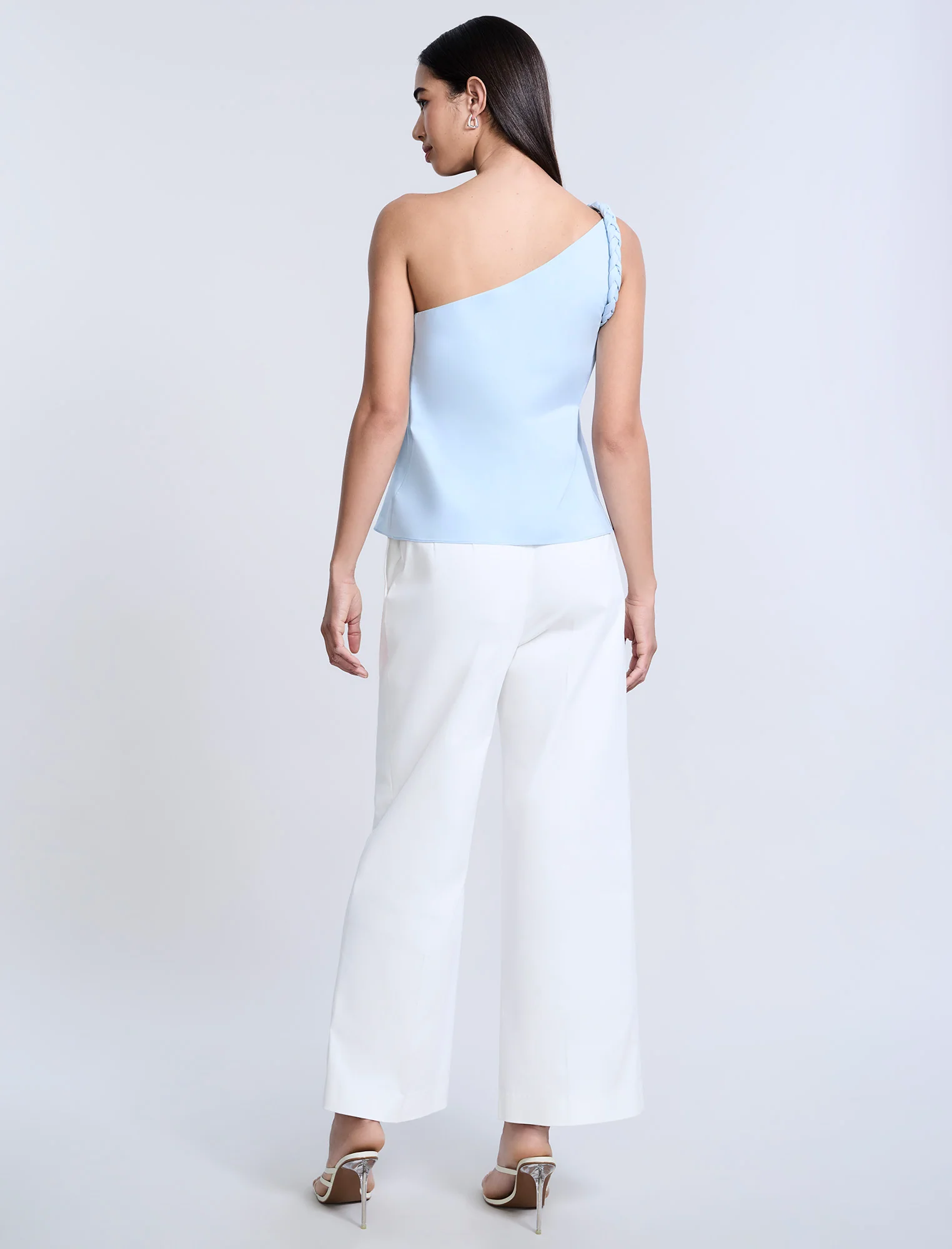 One Shoulder Braided Top