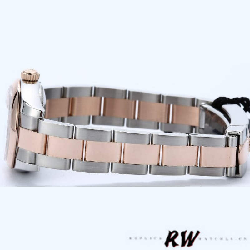 Rolex Datejust 179161 Stainless Steel and Everose Gold Pink Roman Dial 26MM Lady Replica Watch