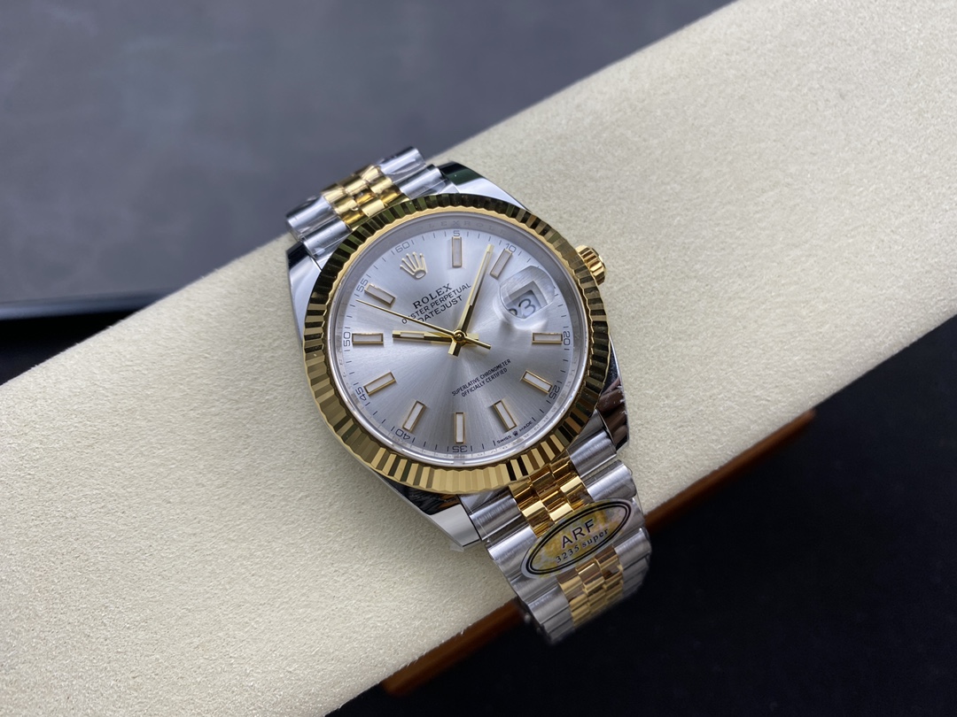 Rolex Datejust 41 Jubilee Bracelet Silver Dial M126333 0002 Men's Watch