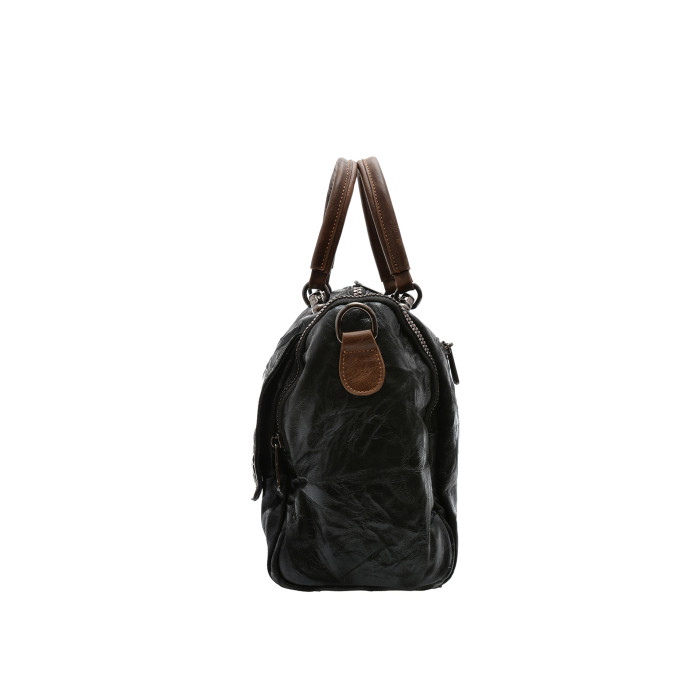 Geanta GRYXX neagra, 7801, din piele ecologica