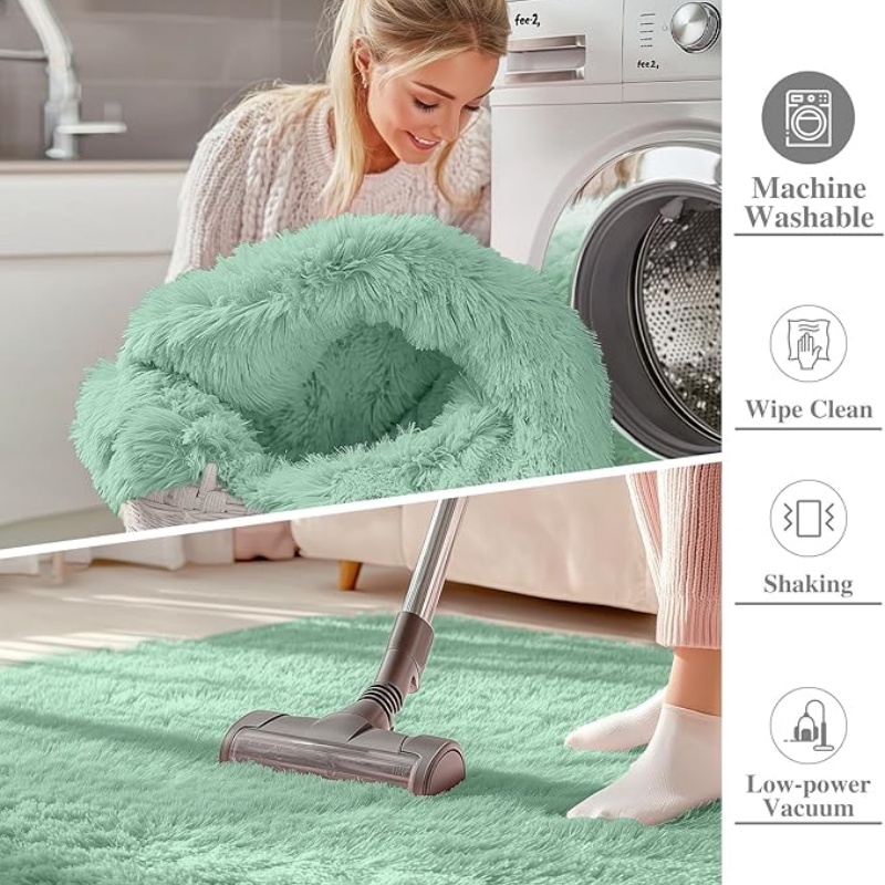 6x9 Machine Washable Large Area Rugs for Living Room, Bedroom