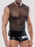 Svenjoyment Black Fishnet Top