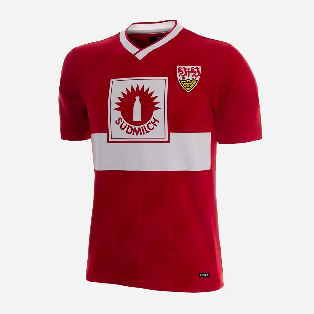 VfB Stuttgart 1987 - 89 Away Retro Football Shirt
