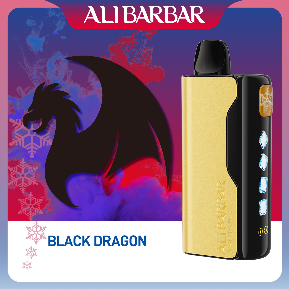 ALIBARBAR Jég Szabályozás (Exkluzív Előrendelői Ajánlat) – Fekete Sárkány