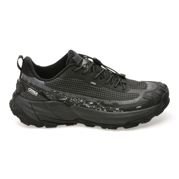 Pantofi sport OTTER negri, 899, din material textil
