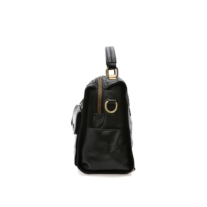 Geanta GRYXX neagra, 7627, din piele ecologica