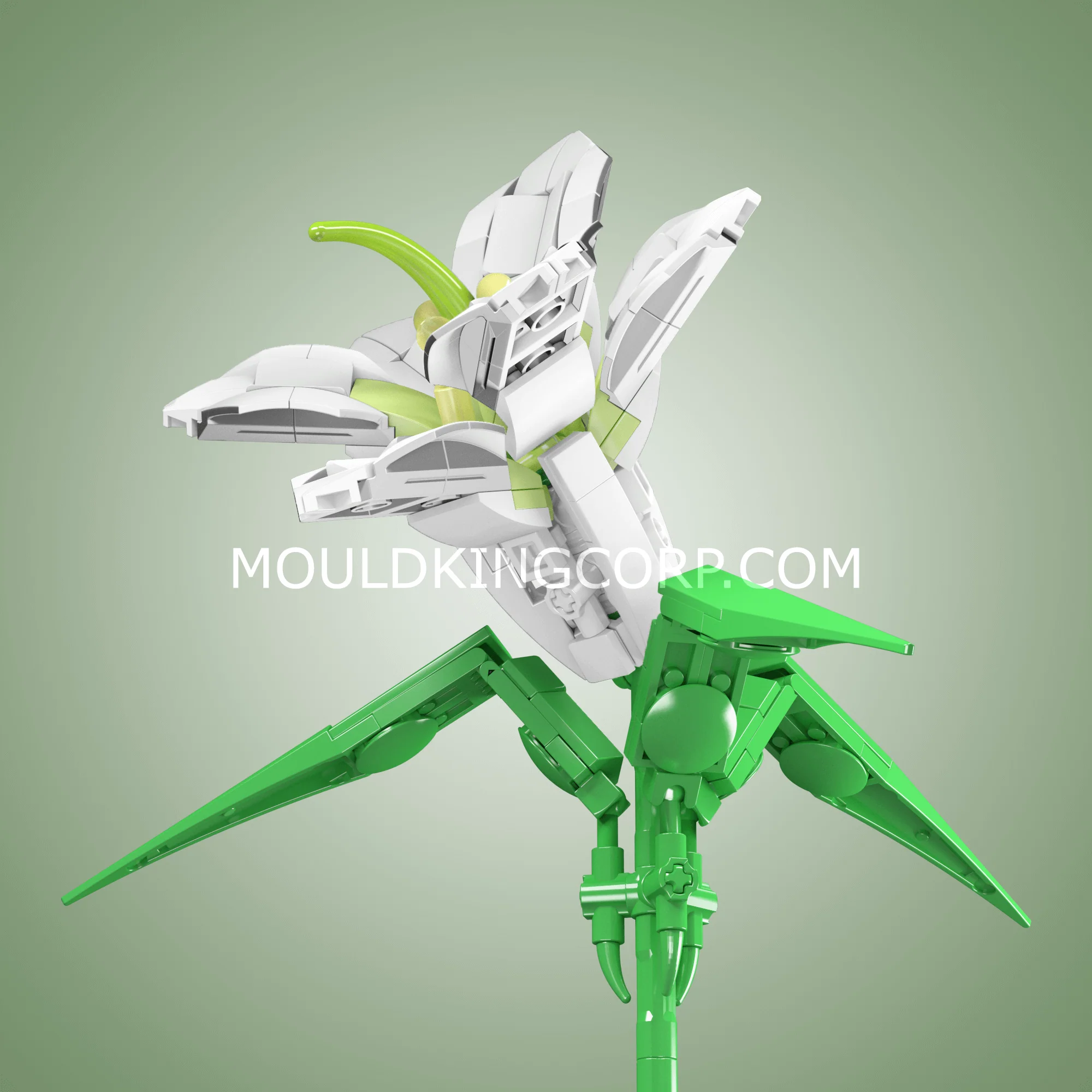 Mould King 24001 Lily Flower Artificial Building Set | 178 PCS