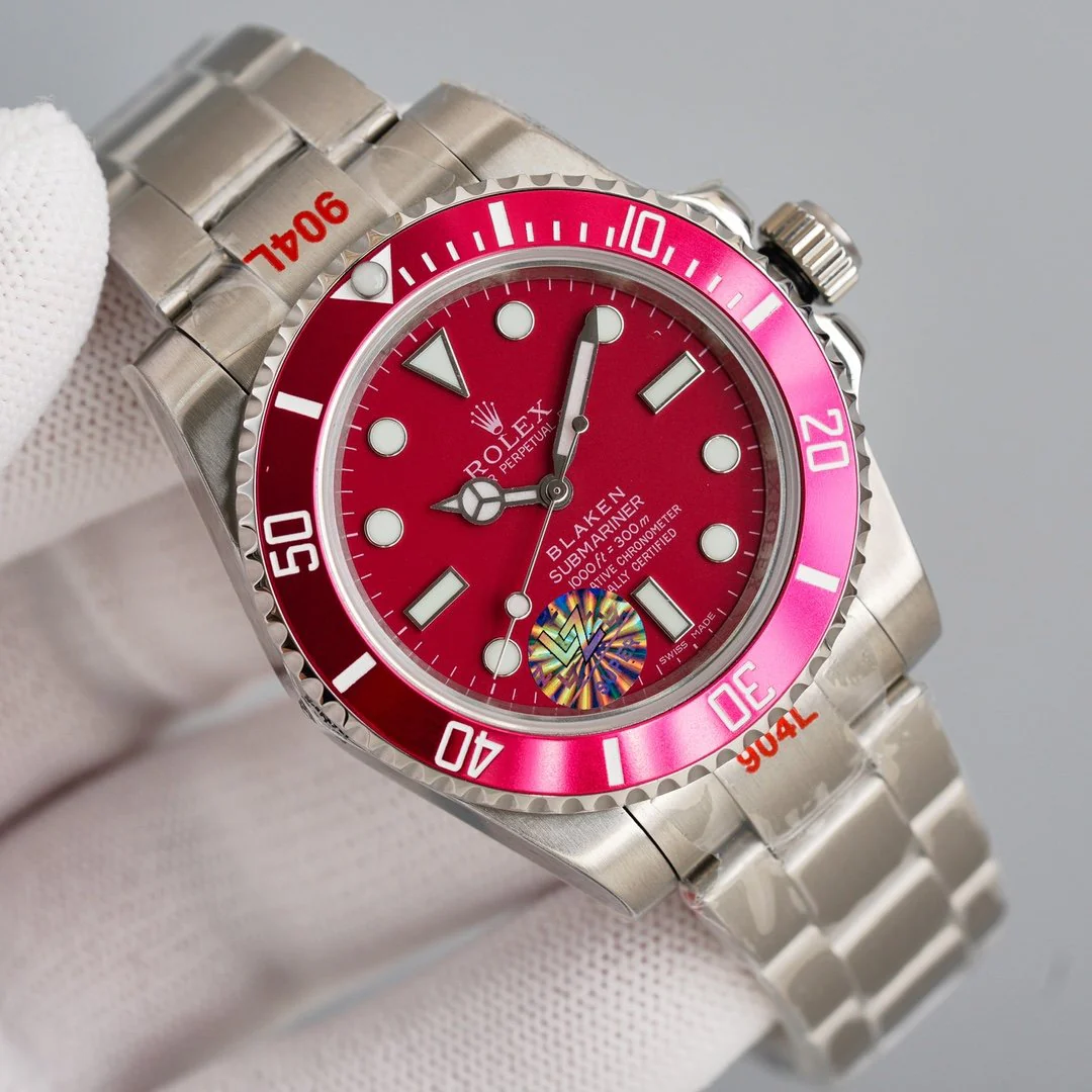 SUBMARINER 40 CUSTOM DARK PINK BEZEL