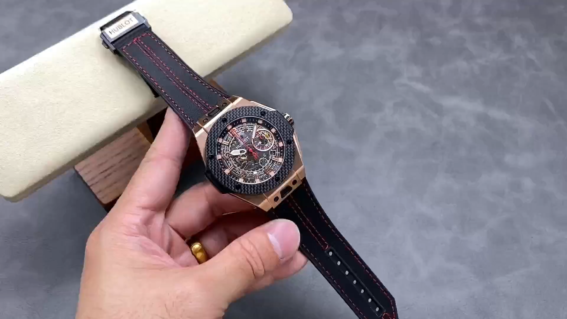 Hublot Big Bang 45MM Unico Ferrari 401.OX.0123.VR Men's Replica Watch