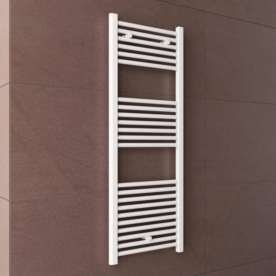 Termoarredo scaldasalviette 1200x450 bianco interasse 400 mm