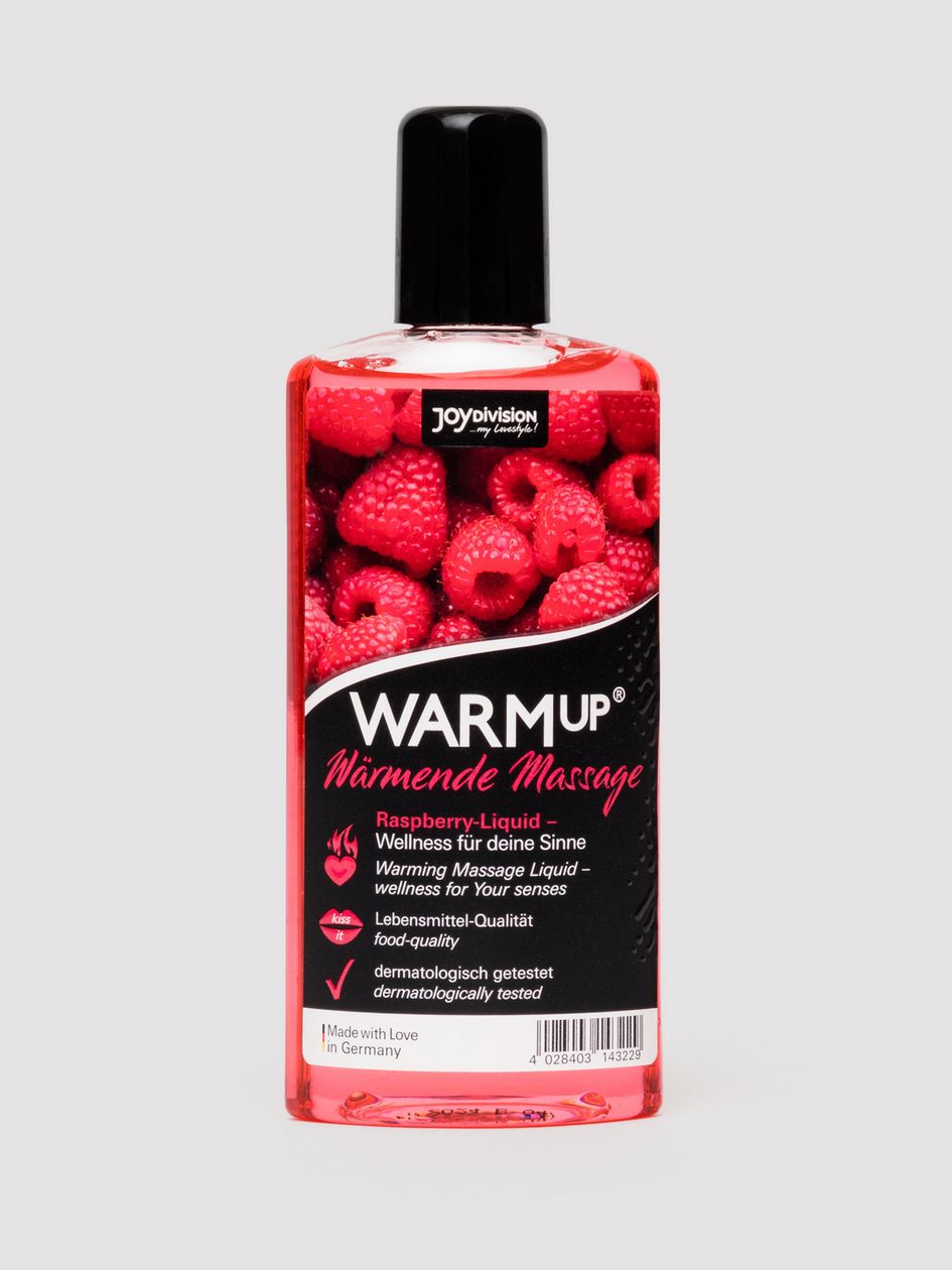 Warming Raspberry Flavoured Massage Lubricant 150ml