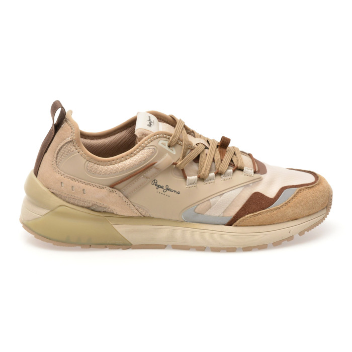 Pantofi sport PEPE JEANS bej, MS60013, din material textil