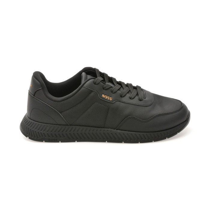 Pantofi sport BOSS negri, 6481, din material textil