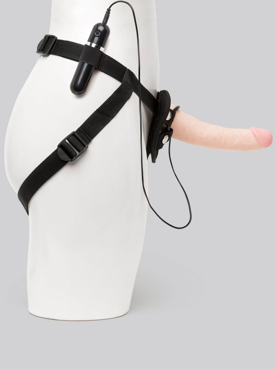 Lifelike Lover Ultra Realistic Dildo Vibrator Harness Kit 7 Inch