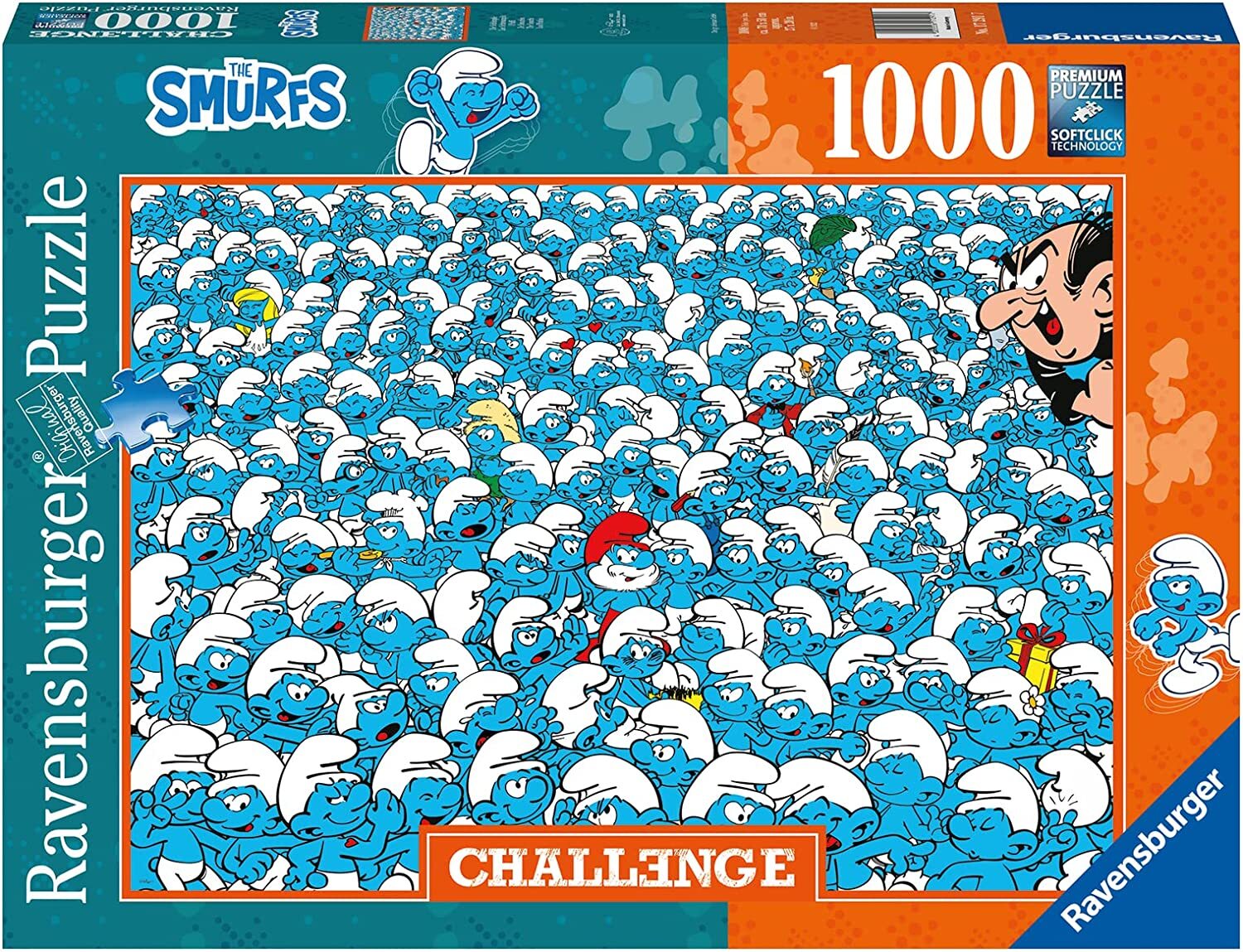 The Smurfs Challenge 1000 Piece Puzzle