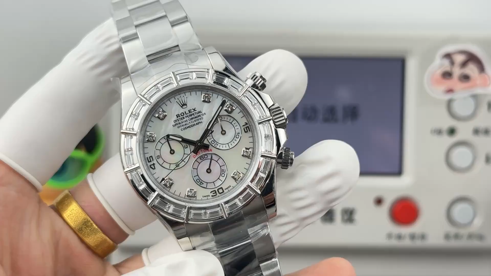 Rolex Daytona 904L Stainless Steel 116589BR 40 MOP Dial 1:1 Clone