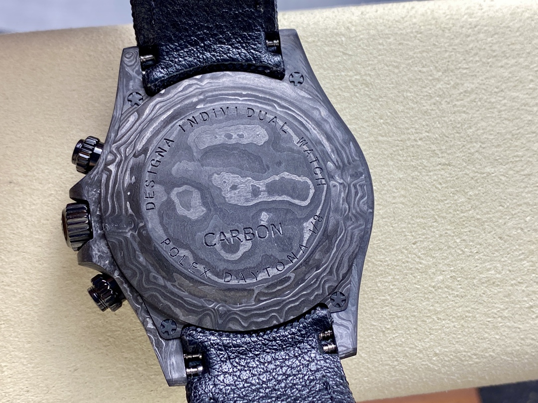 Rolex Daytona DIW Carbon Fiber Skeleton Black Replica Watch