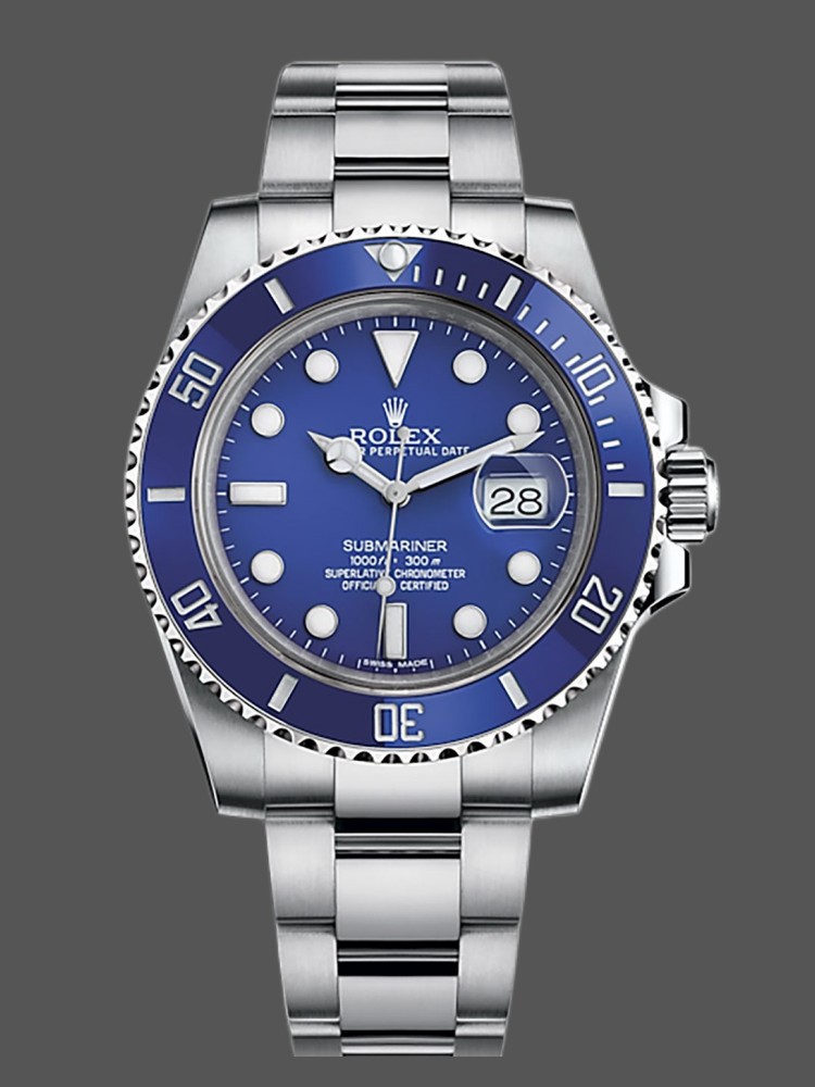 Rolex Submariner Date White Gold Men's Watch 116619LB