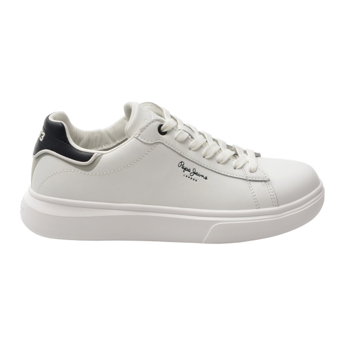 Pantofi sport PEPE JEANS albi, MS0044, din piele naturala