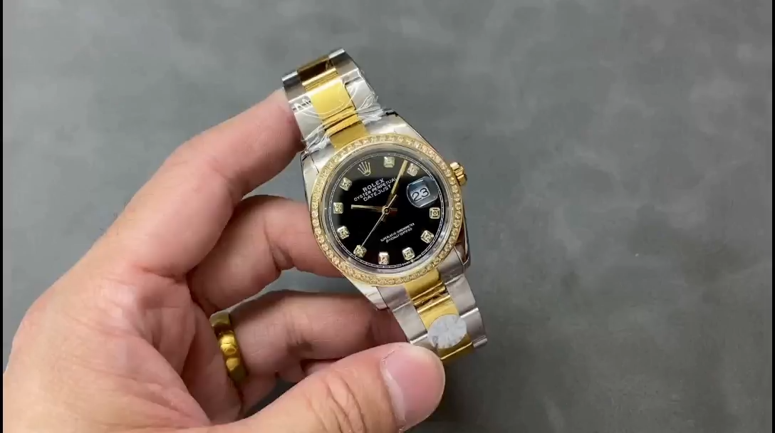 Rolex Datejust 36 Yellow Gold Black Dial m126283rbr 0008
