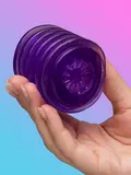 Lovehoney Head Master Purple Double Texture Blow Job Stroker