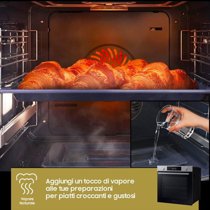 SAMSUNG - Forno incasso elettrico NV7B44403BS/U5 Classe A+-INOX