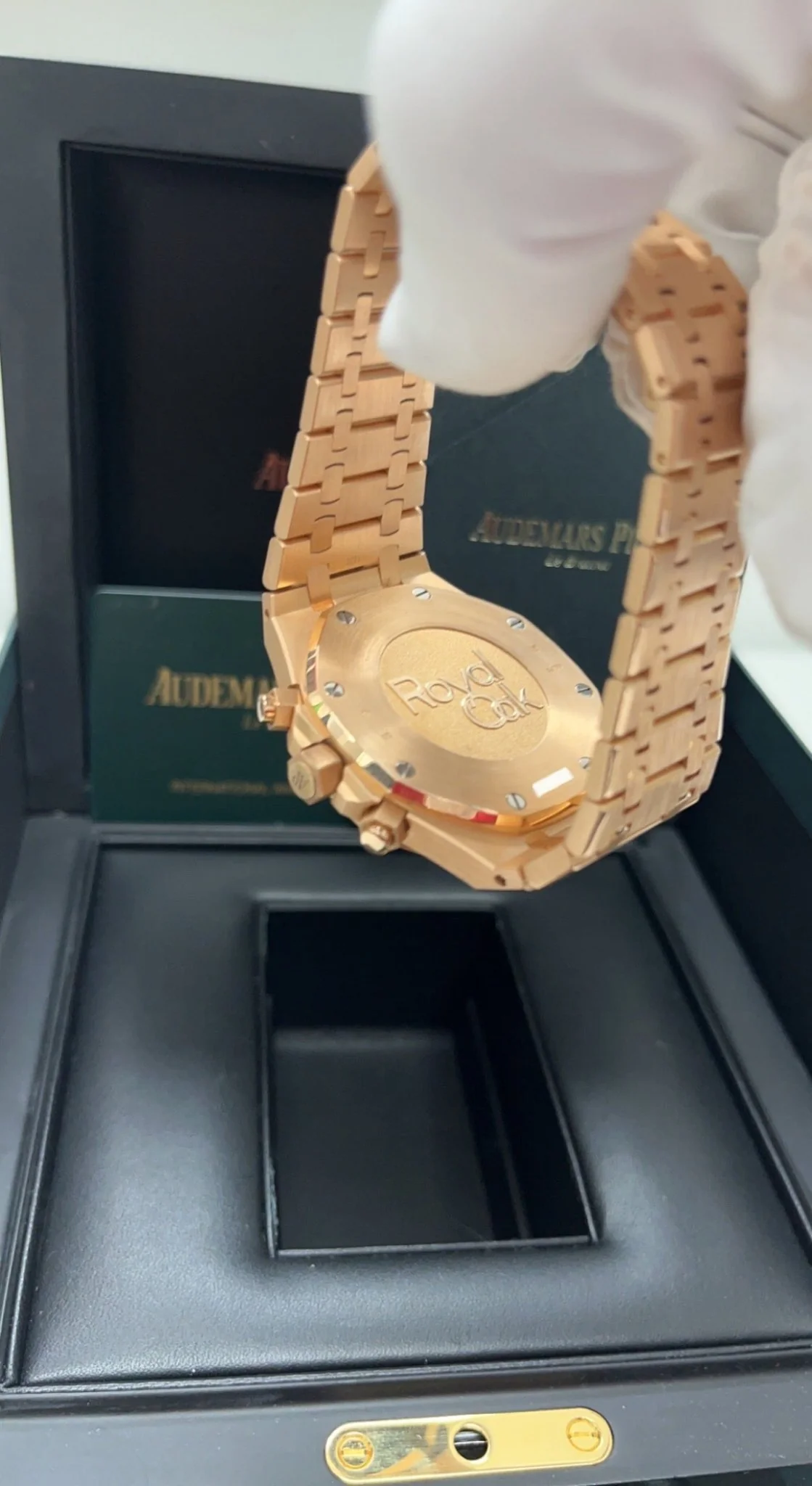 ROYAL OAK Pink Gold Brown Dial CHRONOGRAPH 41mm