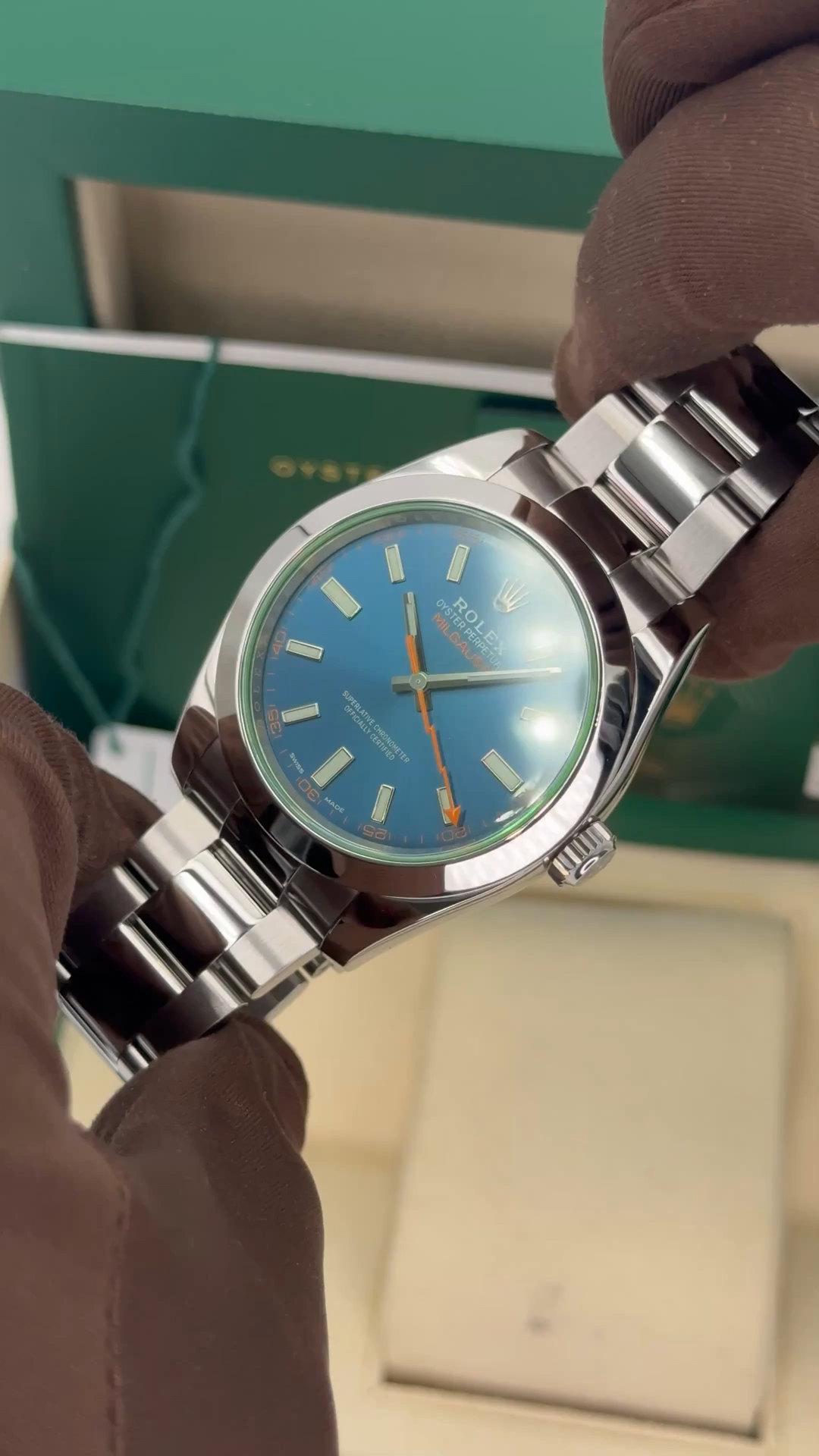 Rolex MILGAUSS Oyster, 40 mm, Oystersteel M116400GV