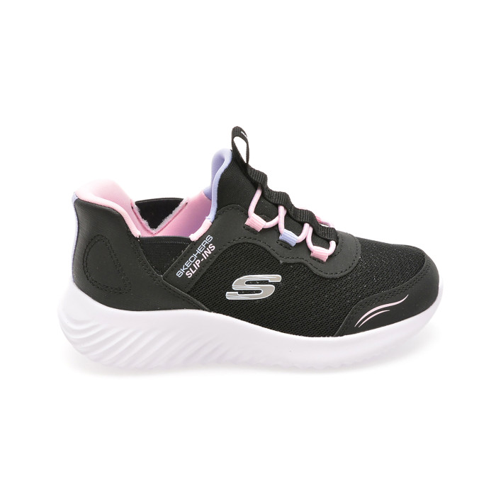 Pantofi sport SKECHERS negri, BOUNDER, din material textil