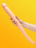 Hoodlum Tapered Double Penetration Realistic Double-Ended Dildo 22 Inch