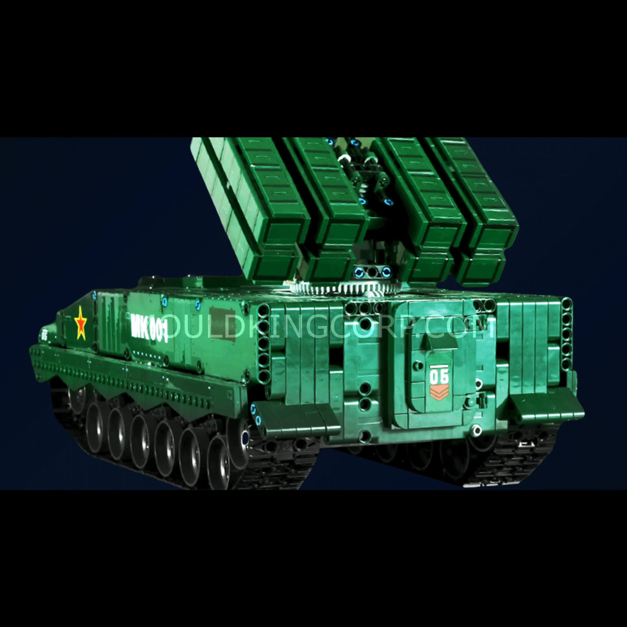 MOULD KING 20001 Remote Controlled HJ-10 Anti-Tank Missile Building Set | 1,689 PCS