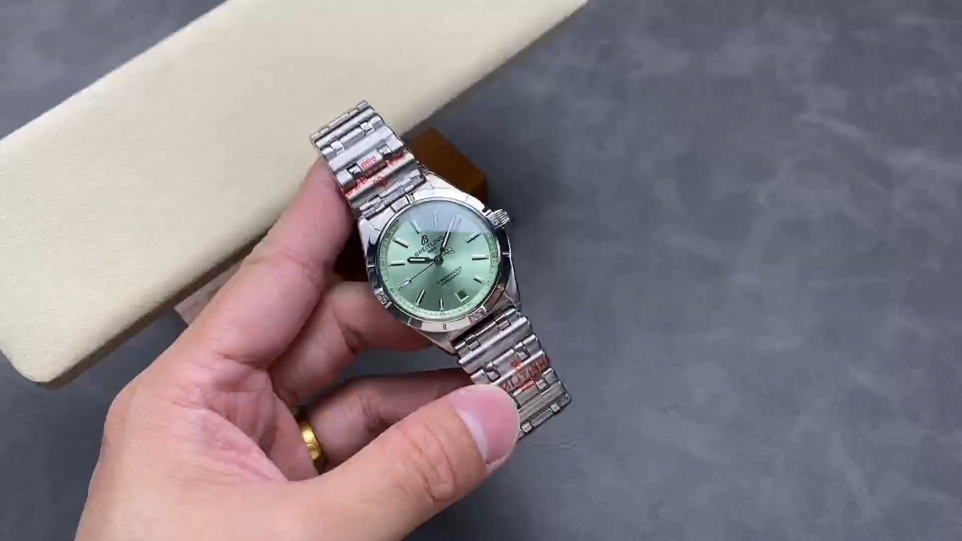 Breitling Chronomat Automatic 36mm Mint Green A10380101L1A1 Replica