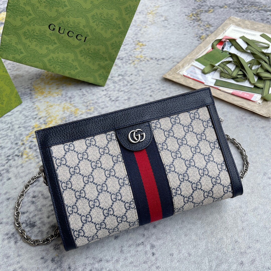 Gucci GG Ophidia Women Shoulder Bags Size 26*17*8cm