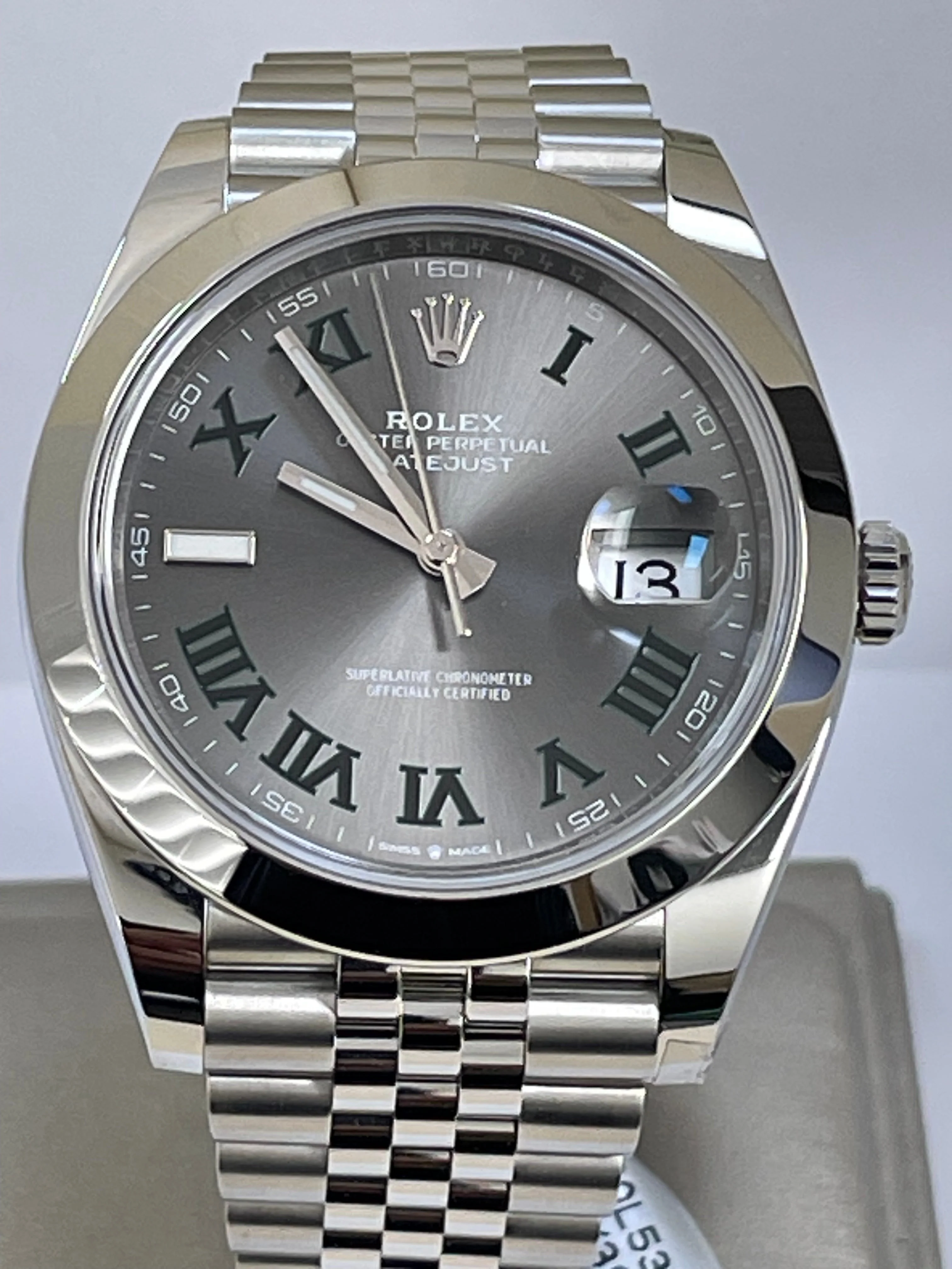 Rolex Steel Datejust 41 - 2024 - Smooth Bezel - 