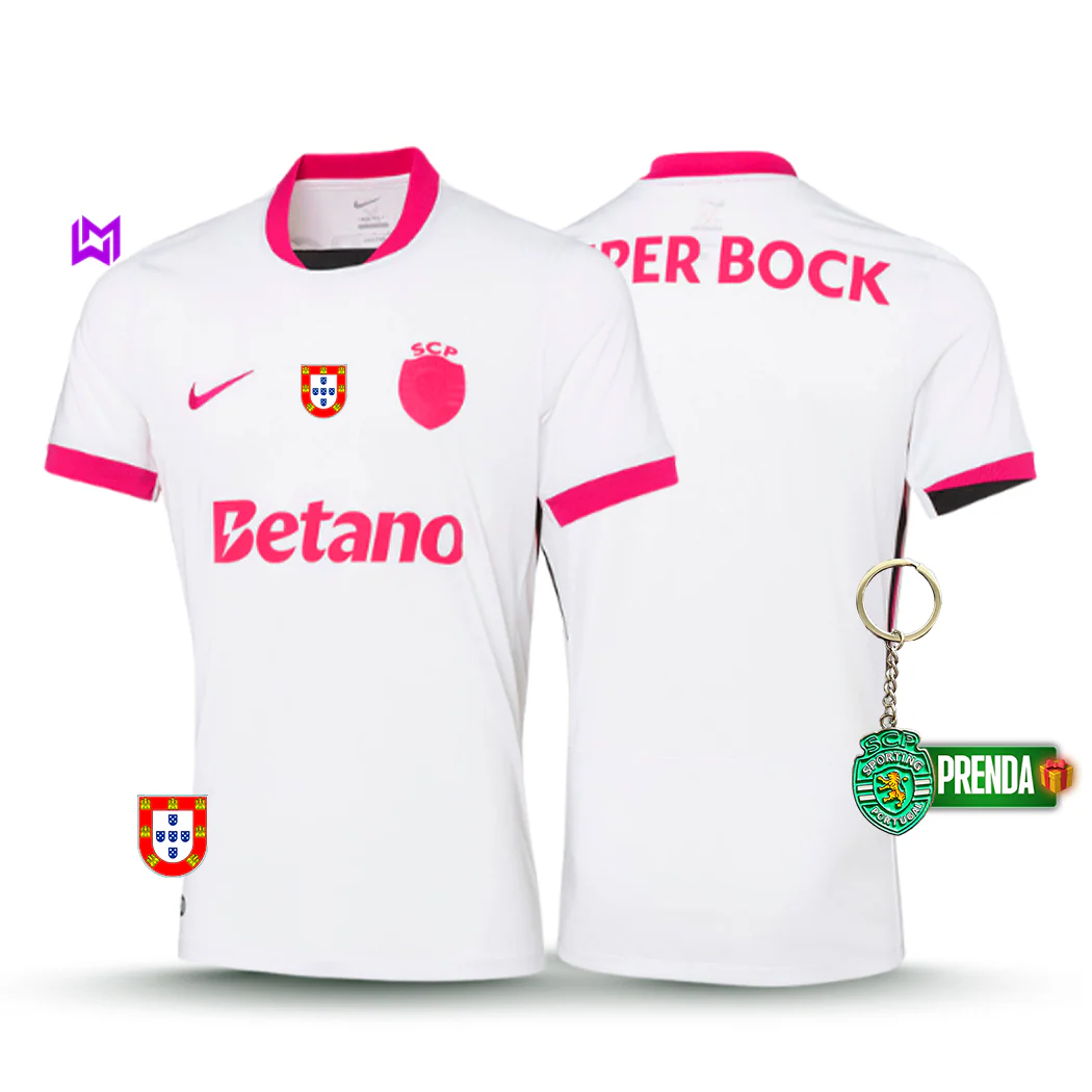 Camisola Sporting PINK OCTOBER rosa 2025/26 - LAN?AMENTO ??
