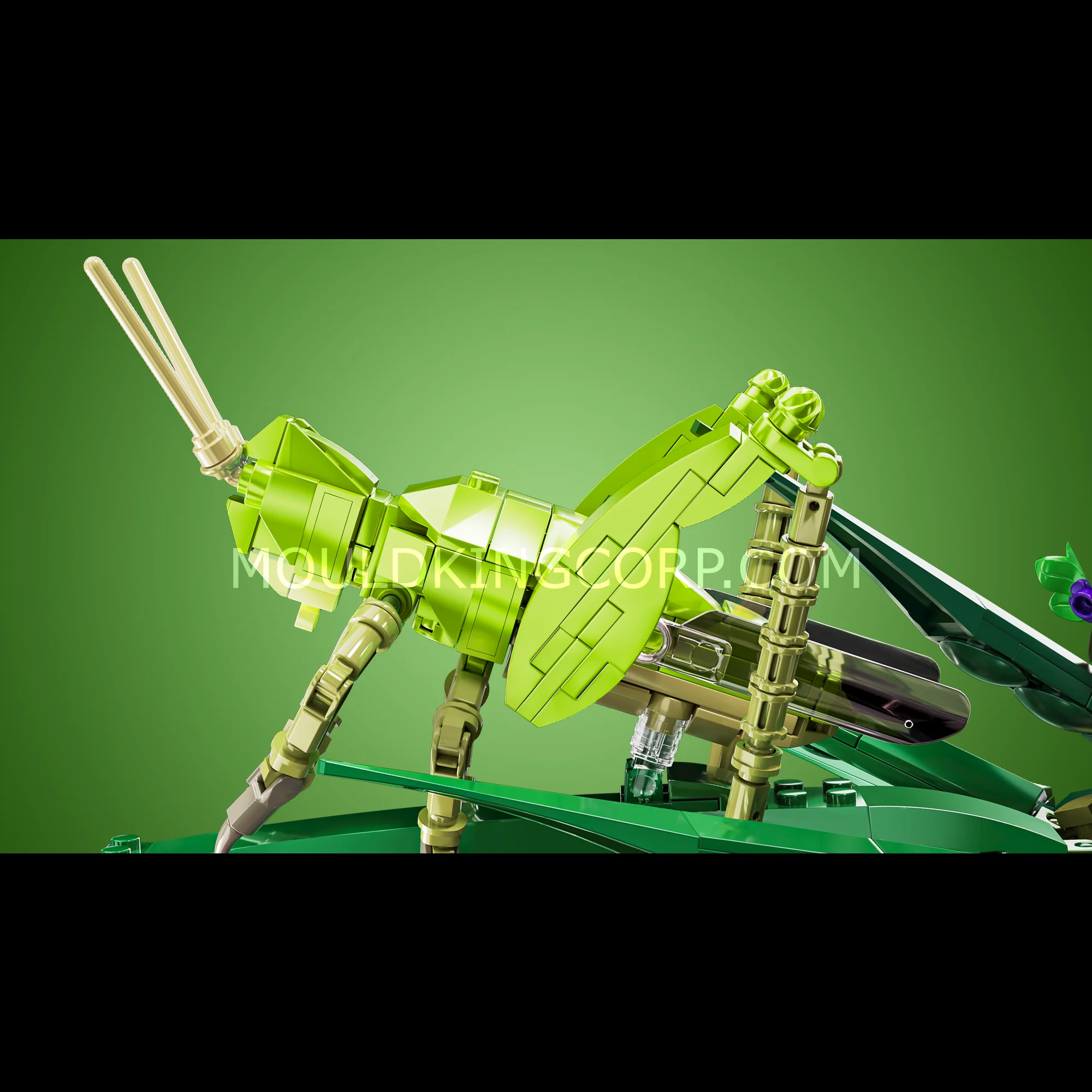 Mould King 10175 Creative Grasshopper Ambush Scene Building Set | 408 Pcs