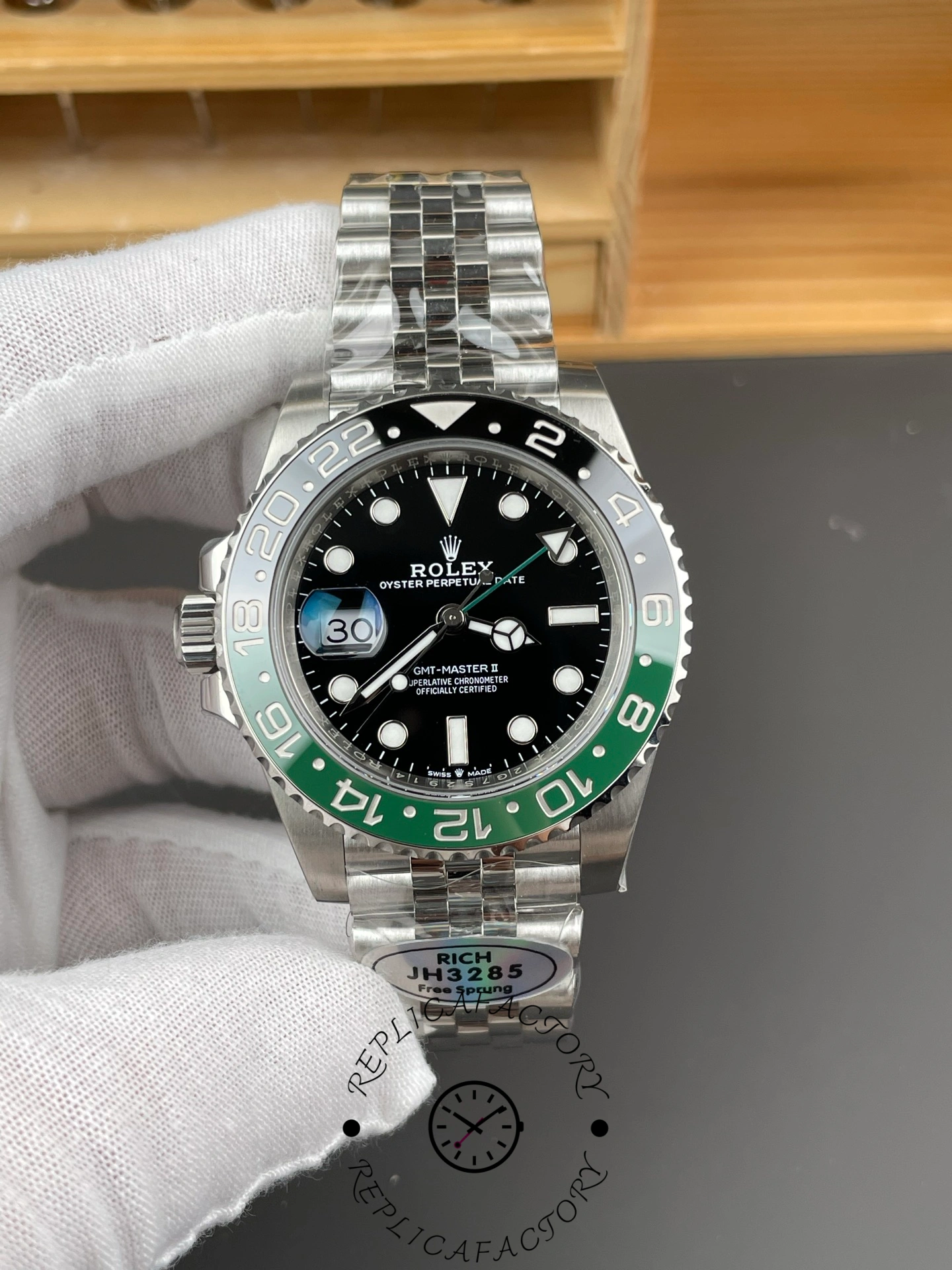 Rolex GMT-Master II 126720VTNR Black Dial Stainless steel 40MM Mens Replica Watch