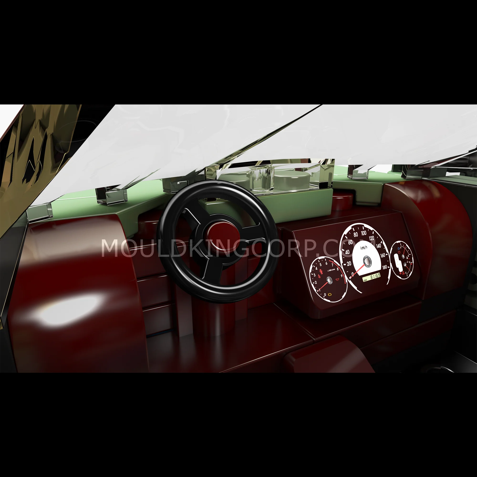 Mould King 27046 Supra Convertible Car Model Building Set | 348 Pcs