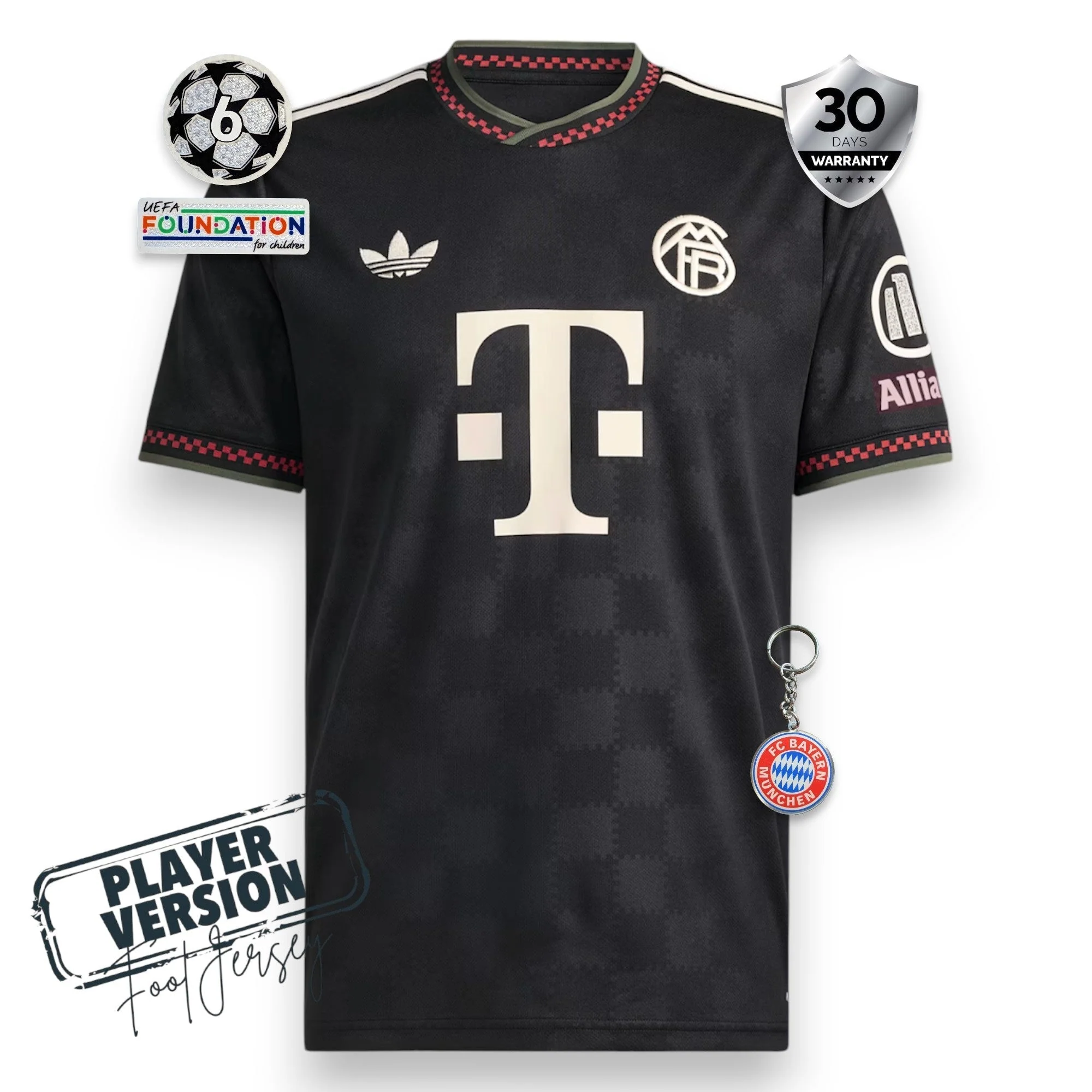 Bayern Munich Player Champions League Jersey 2025/26